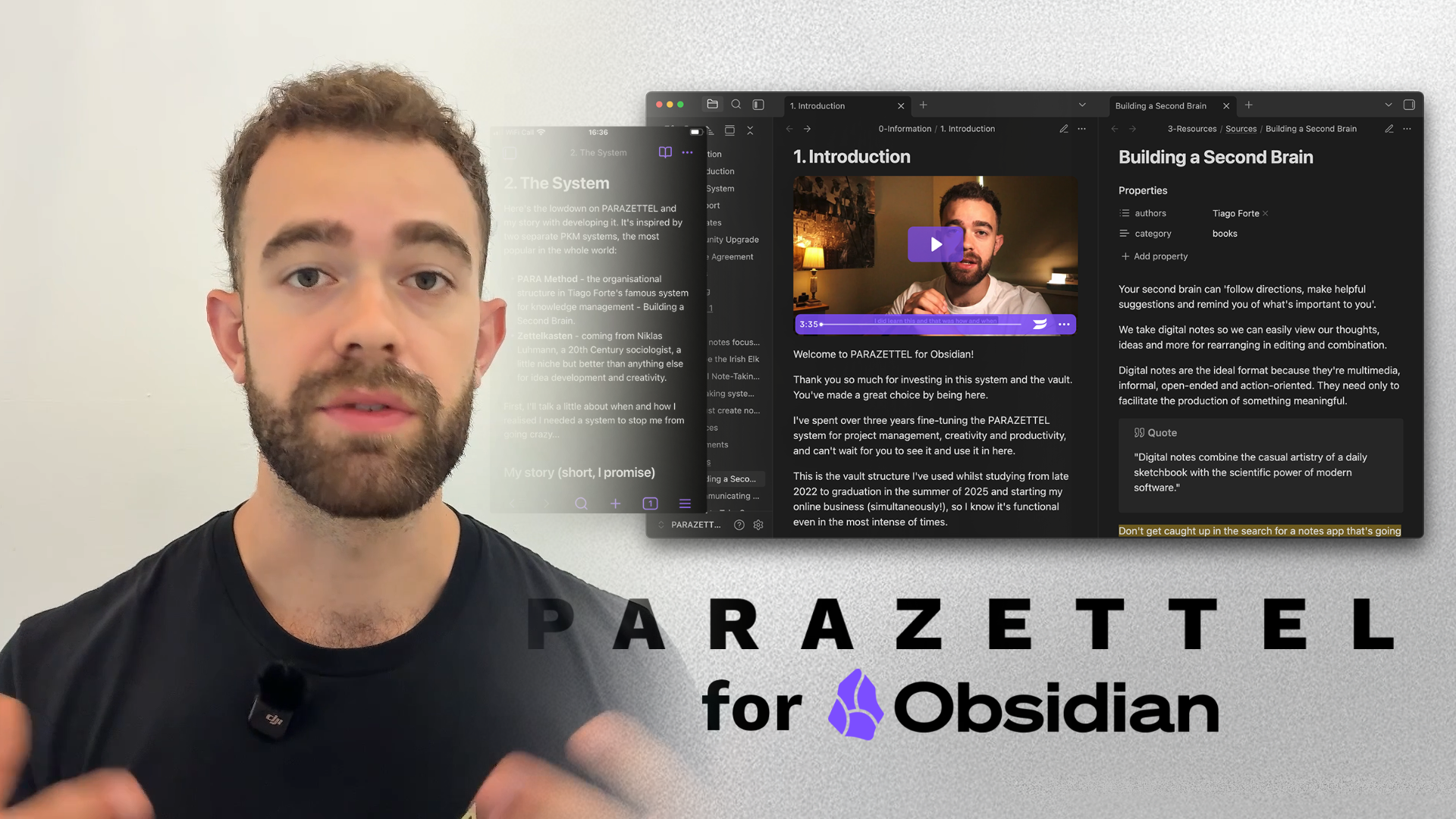PARAZETTEL for Obsidian